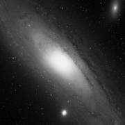 andromeda galaxy with binoculars