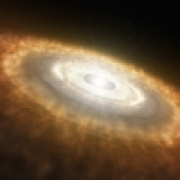 Artist's impression of a protoplanetary disk; © L. Calcada, ESO
