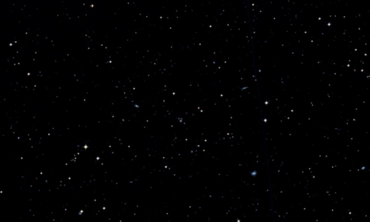 Abell cluster 3752 galaxy cluster in the sky
