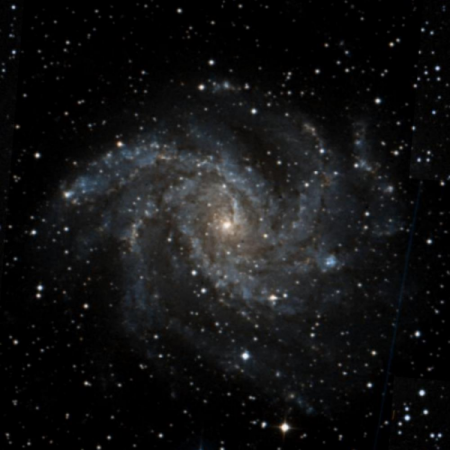 Image of the Fireworks Galaxy