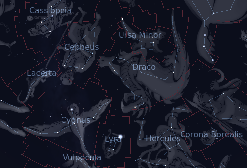 Draco Constellation Facts About Draco Solarsystemquickcom