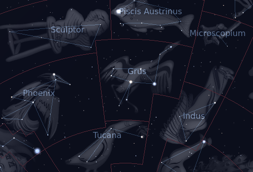 The Constellation Grus - In-The-Sky.org