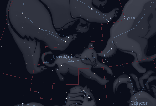 leo minor constellation