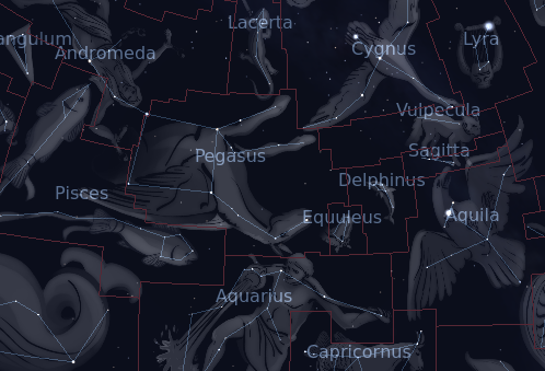 Pegasus Star Chart