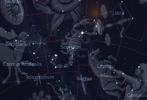 constellations scorpius