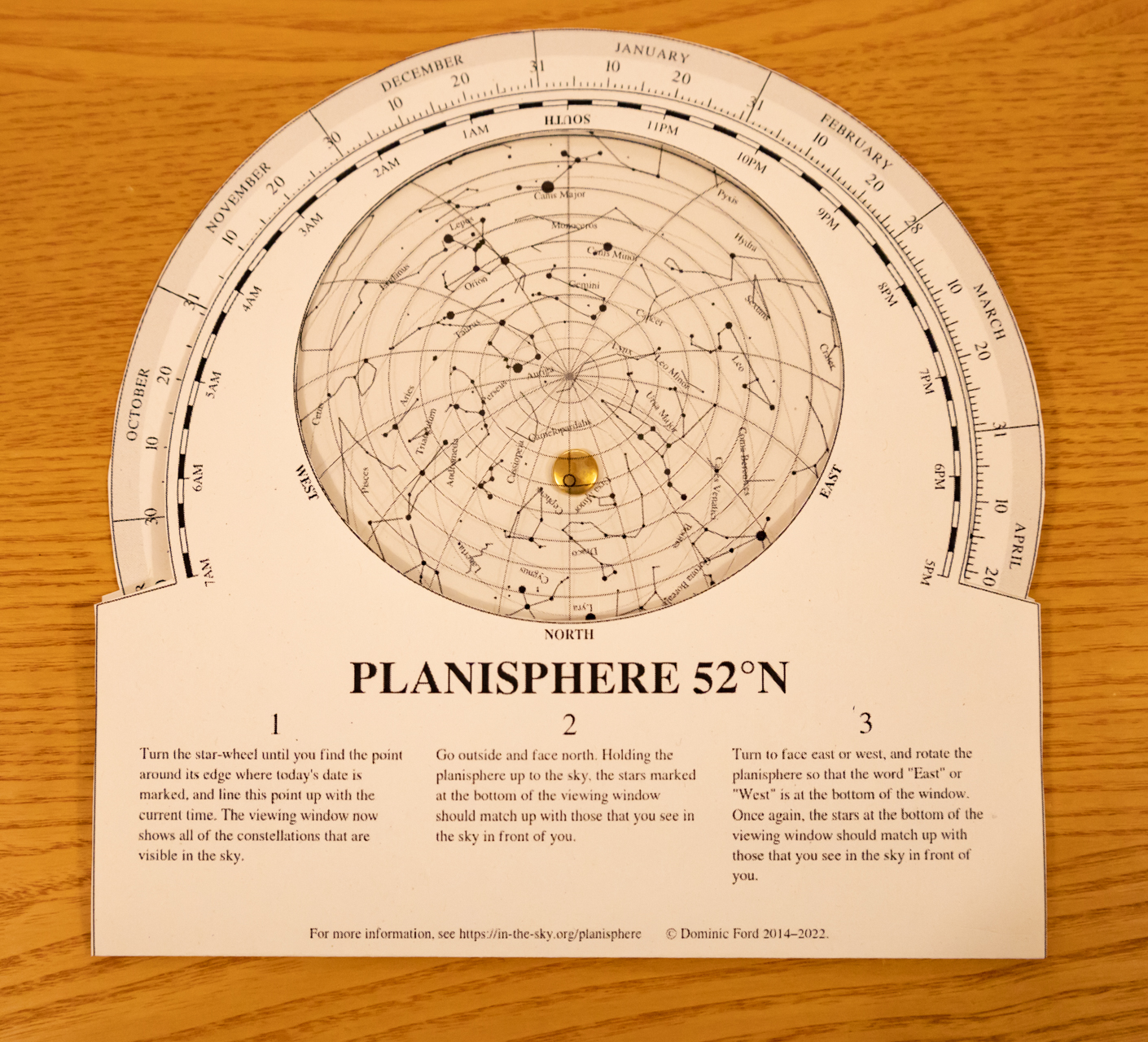 A model planisphere